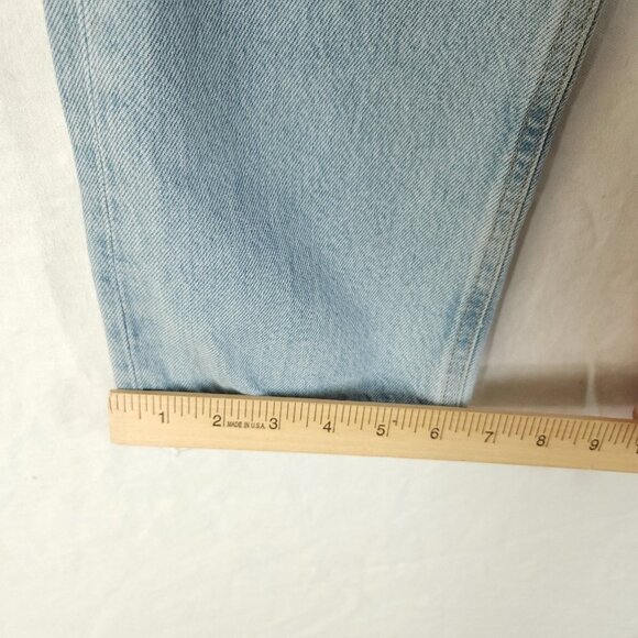 AGOLDE 90's Loose Fit Jeans Womens 22 Light Wash Button Fly Straight Leg - Picture 13 of 14
